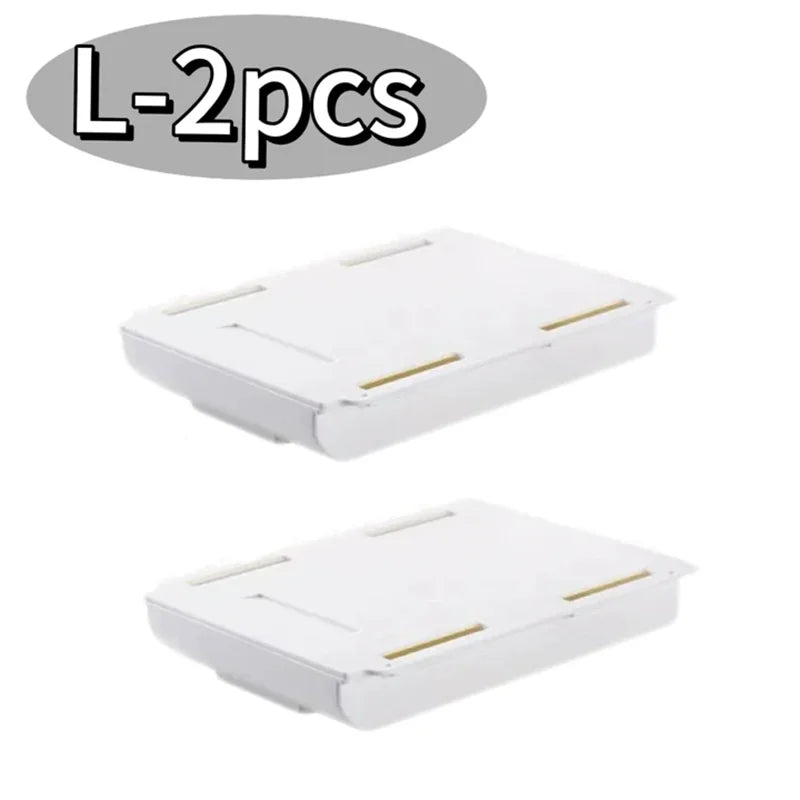 boîte rangement tiroir adhésive blanche moderne organisateur imperméable plastique