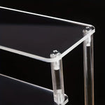 présentoir transparent acrylique support rangement vis fixations moderne cupcakes figurines