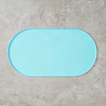 tapis alimentation chat imperméable antidérapant silicone moderne plateaux animaux compagnie deux gamelles couleur rose