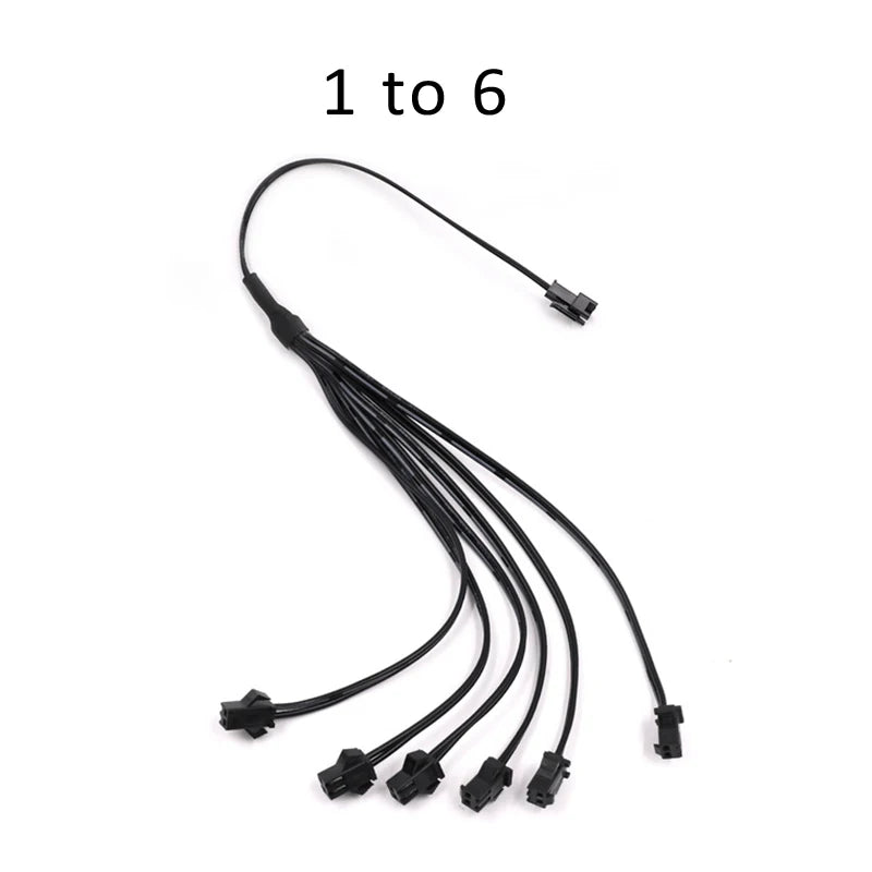 câbles électrique répartiteur 12v splitter clips boitier controle accessoire éclairage néon moderne