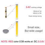 LED COB 60mm blanc chaud froid bleu rouge 120° modernes 50000h