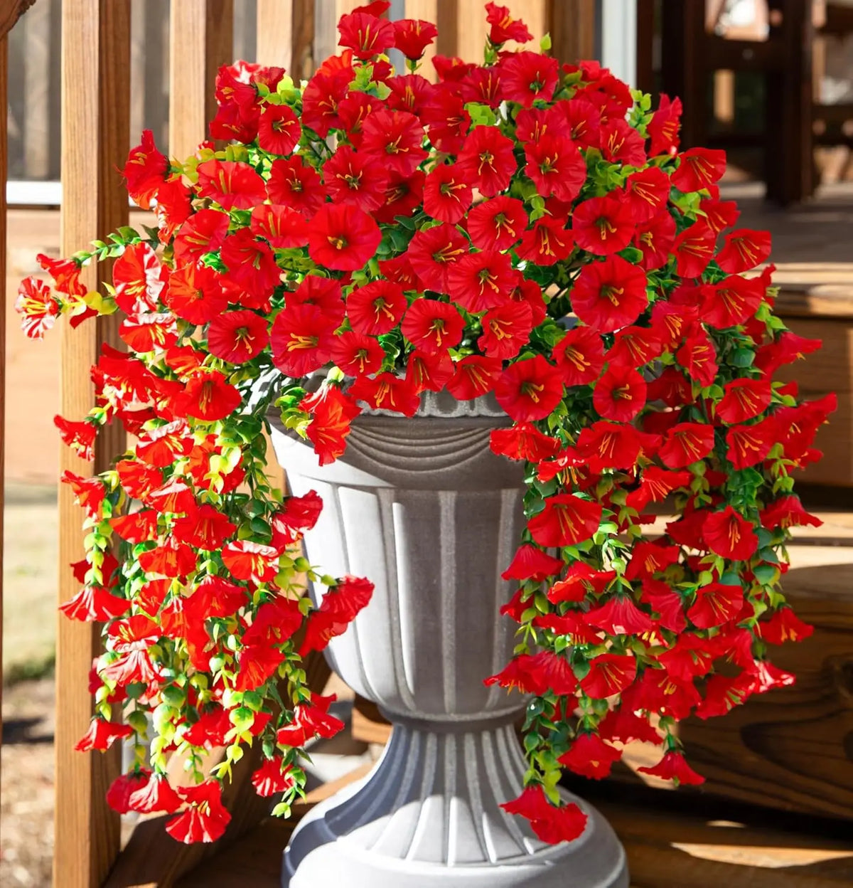 guirlande fleurs artificielles violettes roses jaunes oranges rouges feuilles vertes modernes decoration intérieure mariage