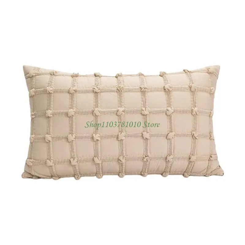 taies d'oreiller multicolores motifs bulles polyester coton lit adulte décoratives doux rustiques