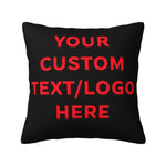 housses coussin polyester 40x40cm motif texte moderne non toxique maison