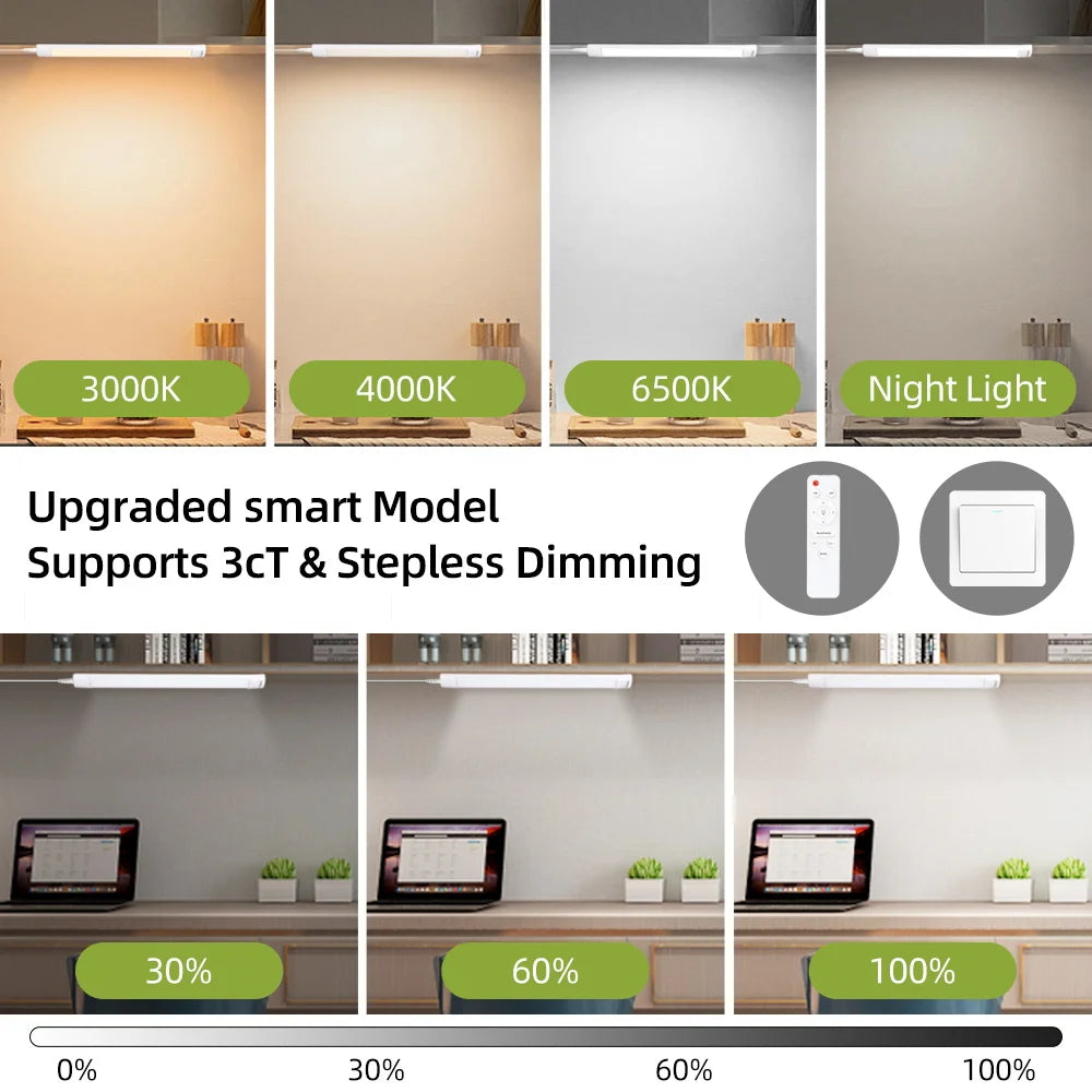 tube led blanc moderne 60cm dimmable adhésif certification rohs ccc