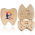 boîte dents bois astronaute carte profil grille tailles bébé