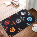 tapis sol extérieur moderne résistant rides terrain basket ball couleurs vives graphique 30x50cm 40x60cm