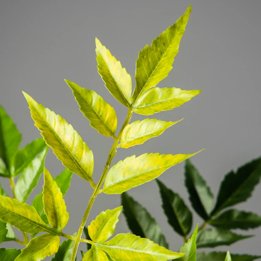 plante artificielle arbuste feuilles vertes pot blancintérieur décoration vert ornement plastiqueextérieur nature