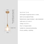lampe suspendue transparente vintage ampoule E27 câble torsadé motifs géométriques chambre salon étude