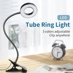 lampe pliable usb led noire blanche réglable pinces modernes fonctionnelles 360