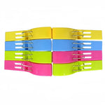 pinces linge modernes plastique rose vert bleu jaune opaques