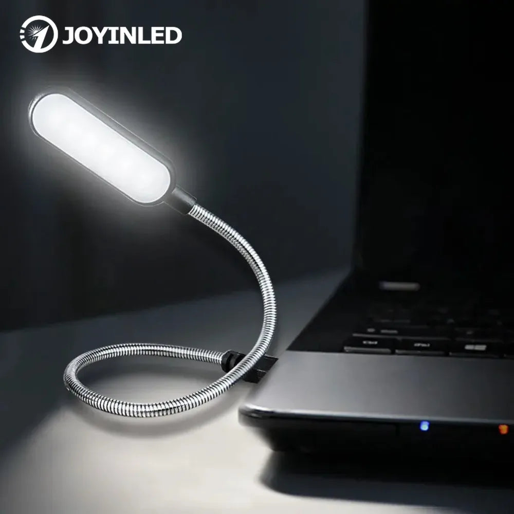 lampe led portable usb rechargeable blanc bleu moderne compact six leds cable