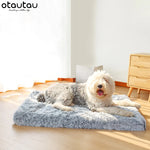 housse canapé lit carré peluche grise moderne anti dérapante imperméable