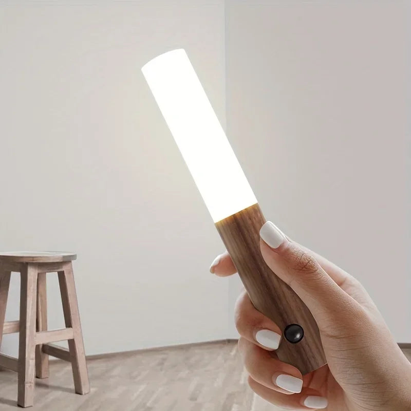 lampe murale moderne aimantée rechargeable noir blanche détecteur mouvement led chambre couloir