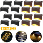 lampe solaire marron clair blanc ip65 led extérieure moderne autonomie vis fixations