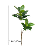Plante artificielle ficus grande feuilles vert moderne décoration extérieure intérieure 100cm 150cm