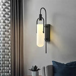 lampe murale moderne noir doré blanc abat jour câble 220v 110v 90 260v certifications