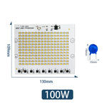ampoule led 10w 20w 30w 50w 100w smd2835 blanc chaud froid éclairage exterieur projecteur