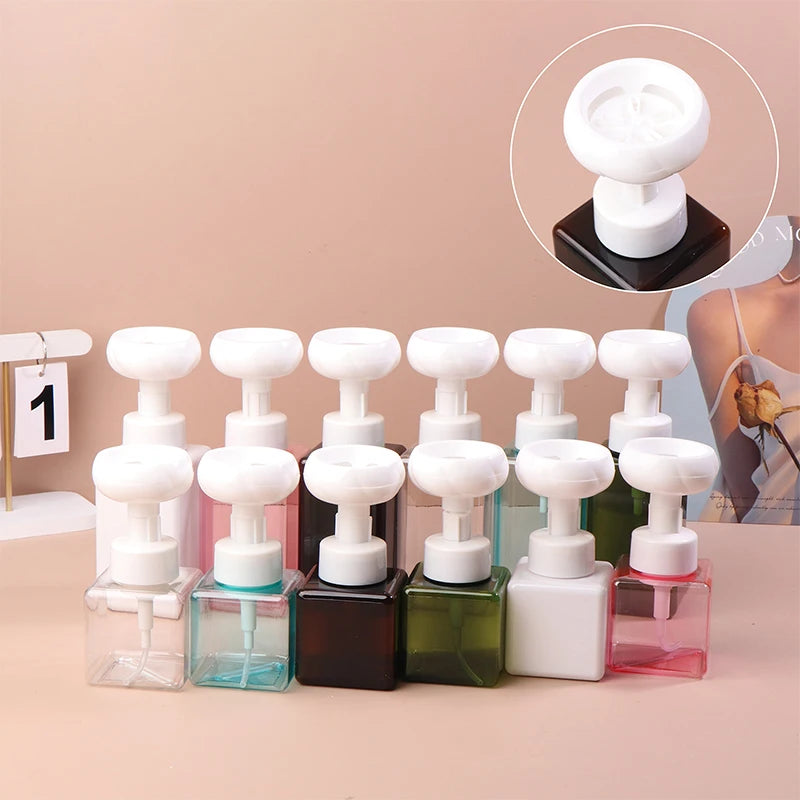 distributeur savon liquide mousse moderne blanc vert rose noir transparent