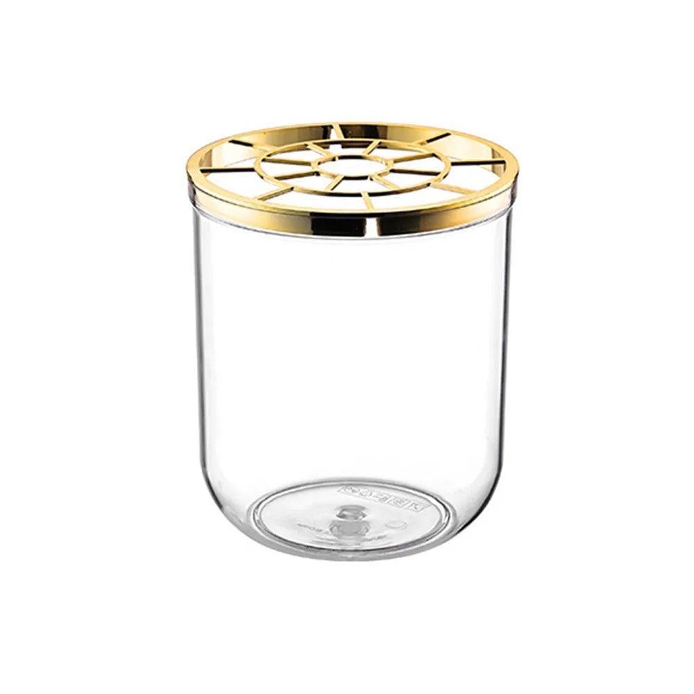 vase transparent moderne pot fleur hydroponie couvercle grille 2600ml 2000ml 1400ml
