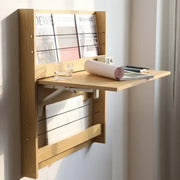meuble mural pliant bois étagères modernes minimaliste bureaux coiffeuse table appoint