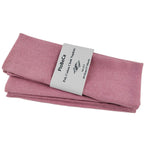 serviettes table coton polyester 30x45cm classique vert olive rouge blanc gris clair texture lin
