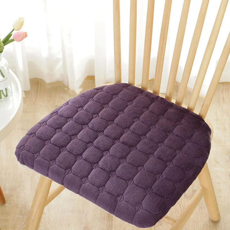 coussin siège forme amovible lavable mousse mémoire forme coton épais moderne bleu clair jaune