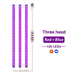 lampe led culture végétale 5v 30cm blanc rose violet bleu moderne télécommande câble usb