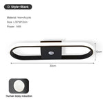 lumière détecteur mouvement noir blanc doré moderne flux lumineux led 249 2000v