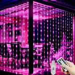 guirlande lumineuse led rose blanche jaune doré 300cm moderne télécommande usb