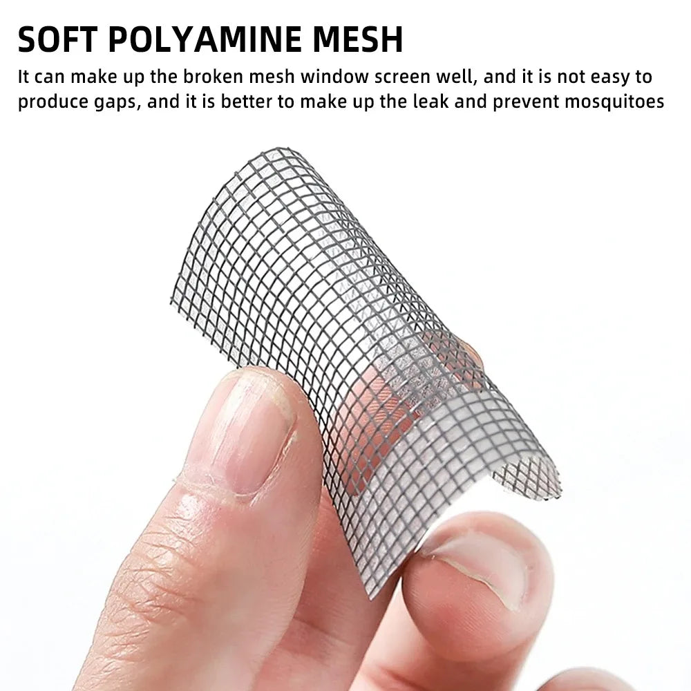 filet moustiquaire adhésif gris clair maille fine pratique anti moustiques 10cm 10cm pack 10pcs