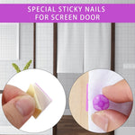 Clips adhésifs porte grillage violet bleu moderne 2cm 2cm fixations