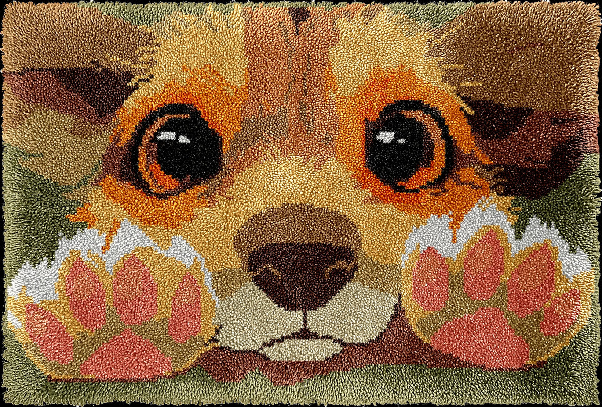 kit crochet laine tapis fleurs coussin coeur kit couture diy création maison moderne