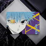 étuis cartes crédit hunter hunter papier adhésif bleu noir violet moderne graphique