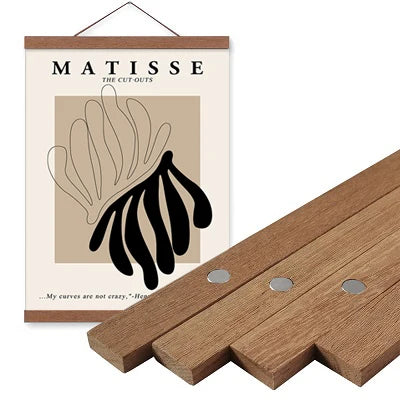 cadres bois modernes métalliques imprimés toile art mural minimaliste 21cm 30cm 40cm 50cm 60cm