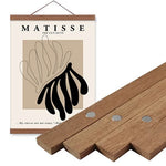 cadres bois modernes métalliques imprimés toile art mural minimaliste 21cm 30cm 40cm 50cm 60cm