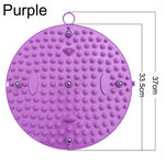 tapis massage pieds acupression points geometriques violet relaxation fitness yoga pilates