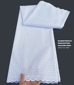 dentelle coton blanc rose bleu ciel motifs floraux texture fine mariage qualité supérieure
