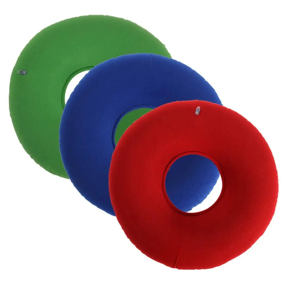 coussin gonflable mousse mémoire forme coussin siège vert bleu rouge moderne toilette