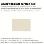tapis grattage chat tissu texture moderne beige clair polyester lavable protection meubles