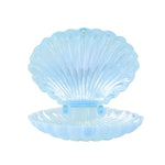 coquillages violet rose vert bleu blanc rayures moderne boîte bijoux maquillage anniversaire mariage