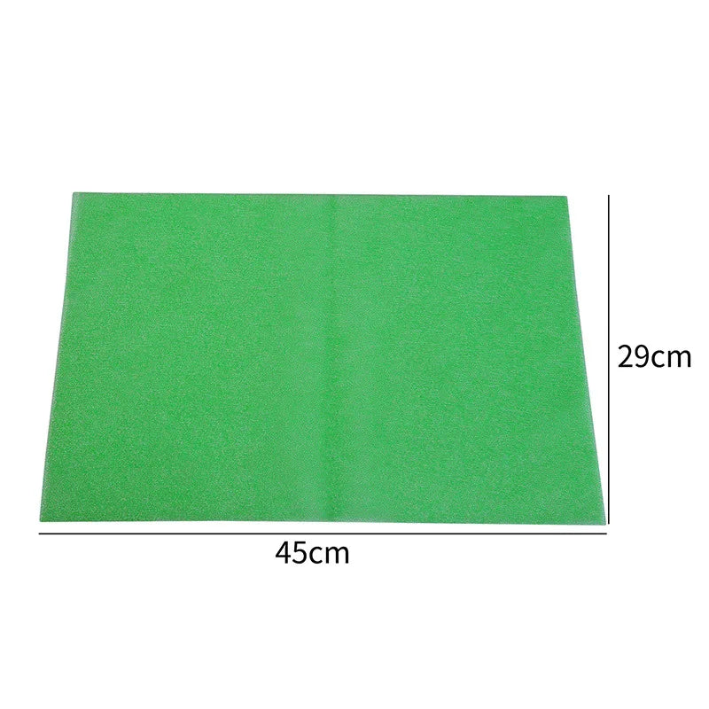 tapis antibactérien anti moisissure absorbant humidité lavable moderne vert texture granulée adhésif réfrigérateur