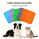 tapis nourriture silicone anti glisse anti etouffement bleu violet vert gris orange moderne slow