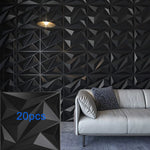 panneaux decoratifs 3d blanc geometrique moderne adhesif 30cm 30cm