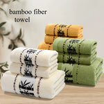 serviettes bambou vert blanc absorbantes douces moderne toilette