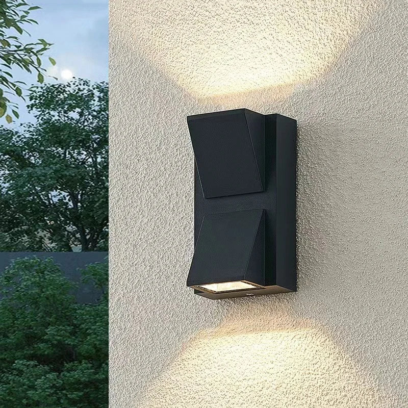 lampes murales led modernes noires 3w 6w 3000k 6500k geometriques chambre salon entrée