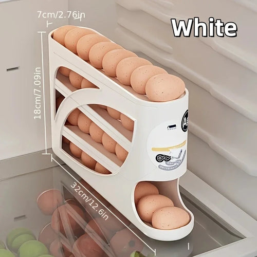 support œufs réutilisable boîte rangement 24 œufs plastique qualité alimentaire couleur beige simple moderne