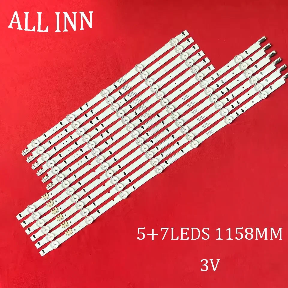 bande led rétro éclairage blanc moderne 1158mm 3v 5leds 7leds