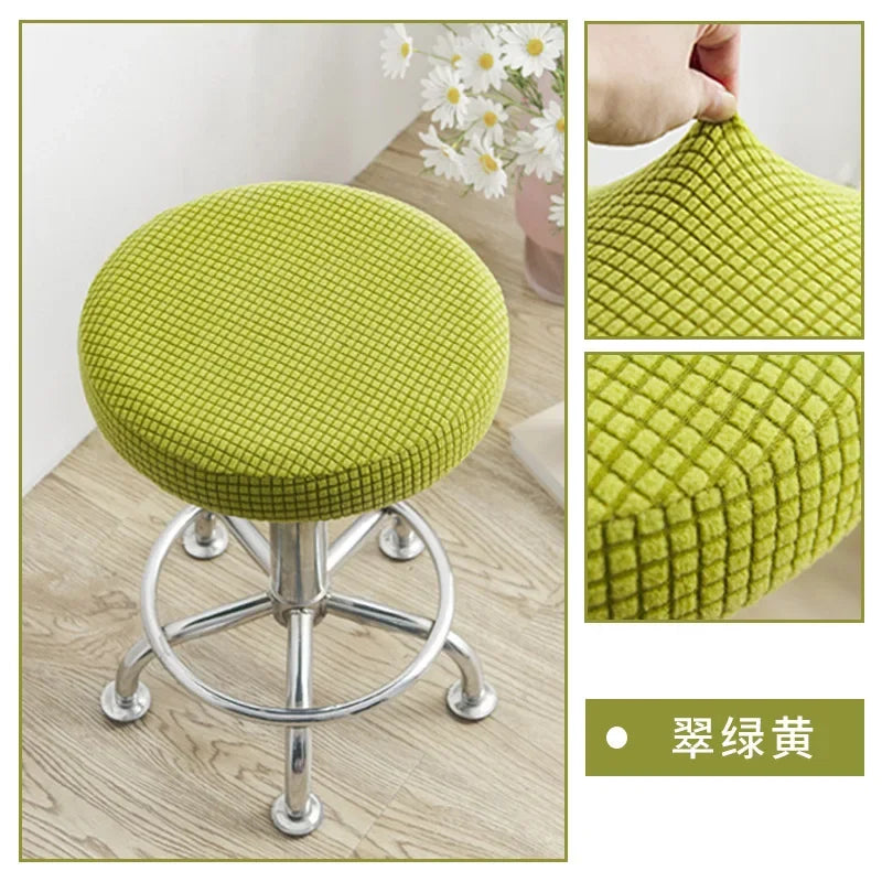couvre siège moderne rayures horizontales bleu marine jaune vert rose clair adhésif élasthanne polyesterôtel