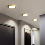 Spot LED Or Noir Cuivre Rond Lisse Éclairage Cuisine Moderne Boucle Ajustable Câbles